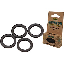 Anouri rotunde Kryston Rig Rings, Black, Medium, 20 buc./plic