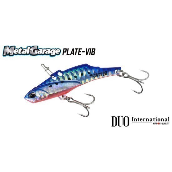 Cicadă DUO Metal Garage Plate Vib, PXA0478 Green Gold Candy, 6.5cm/20g