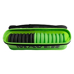 Borsetă riguri Maver EVA cu capac transparent, 30x7.5x7.5cm