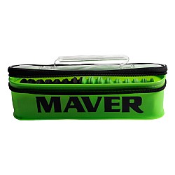 Borsetă riguri Maver EVA cu capac transparent, 30x7.5x7.5cm