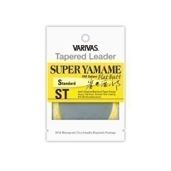 INAINTAS FLY TAPERED LEADER SUPER YAMAME FLAT BUTT ST 15ft 4X Flash Yellow