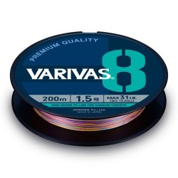 Fir textil Varivas PE 8 Marking Edition, Vivid 5 Color, 0.185mm/10.43kg/23lbs, 150m
