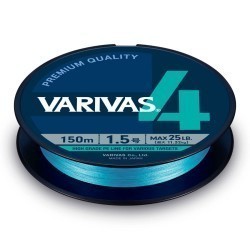 FIR VARIVAS PE 4 BLUE EDITION 150m 0.218mm 30lb Water Blue