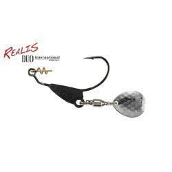 DUO REALIS SPIN HOOK 0.9gr #1/0 Mat Black