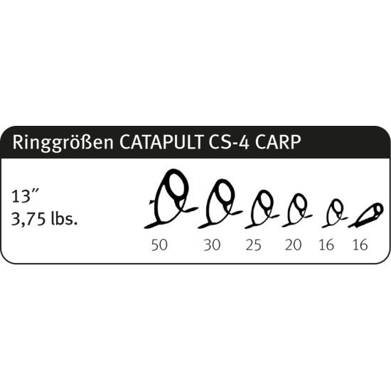 Lansetă Sportex Catapult CS-4 Carp Spod, 3.96m/6.50lbs, 2buc Lansetă Sportex Catapult CS-4 Carp Spod, 3.96m/6.50lbs, 2buc