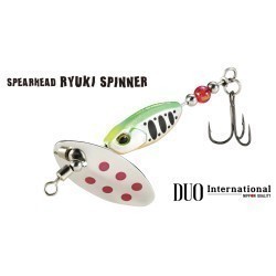 Linguriță rotativă DUO Spearhead Ryuki Spinner, ANA4076 Pink Clown Yamame, 2cm/5g