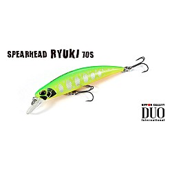 Vobler DUO Spearhead Ryuki 70S M-Aire, CRAZ111 Black Demon, 7cm/9g