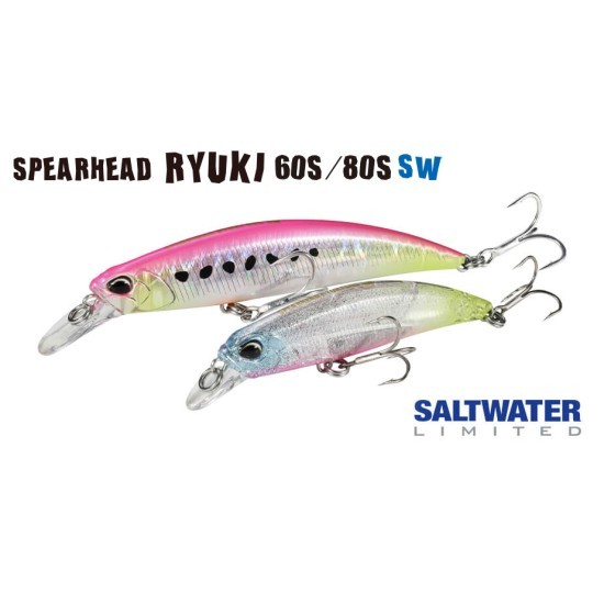 DUO SPEARHEAD RYUKI 80S SW 8cm 12gr MCC3271 AM Chrome