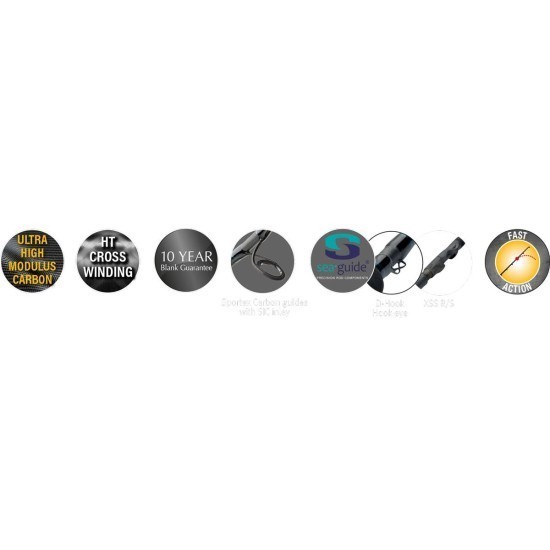 Lansetă Sportex Genium ULR, 2.70m/2-8g, 2buc Lansetă Sportex Genium ULR, 2.70m/2-8g, 2buc