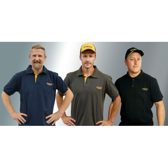 Tricou Sportex Classic Polo, Negru, 2X-Large Tricou Sportex Classic Polo, Negru, 2X-Large