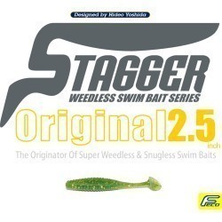 HIDE UP STAGGER ORIGINAL 2.5" 6.6cm 111 Chart Green Gold Flake