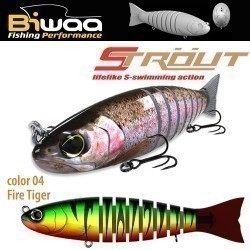 SWIMBAIT STROUT 6.5" 16cm 52gr 04 Fire Tiger