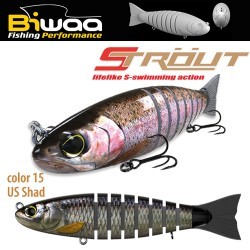 SWIMBAIT STROUT 6.5" 16cm 52gr 15 US Shad