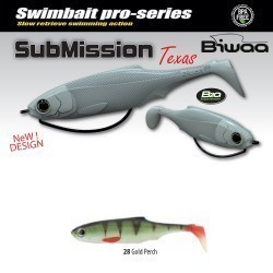 SHAD SUBMISSION 4" 10cm 28 Gold Perch