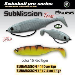 SHAD SUBMISSION 5" 13cm 16 Red Tiger