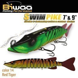 SWIMBAIT SWIMPIKE SS 9" 24cm 62gr 14 Red Tiger