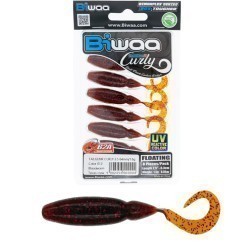 SHAD TAILGUNR CURLY 2.5" 6.3cm 012 Bloodworm Texas Craw