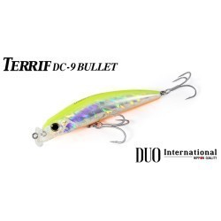 Vobler DUO Terrif DC-9 Bullet, Slow Floating, DLB0230 Ghost Pearl Chart, 9cm/15g