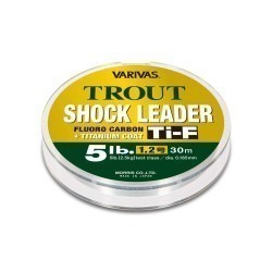 FIR TROUT SHOCKLEADER FLUOROCARBON TI-F TITANIUM 30m 0.128mm 2.5lb