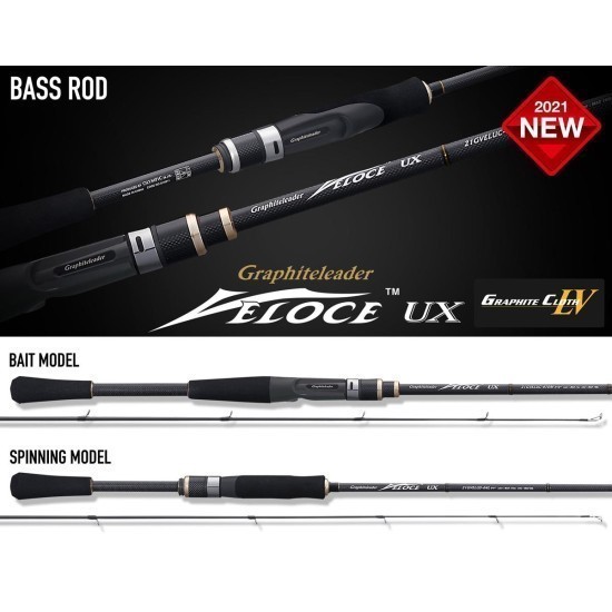 Lansetă Graphiteleader Veloce 21GVELUC-70H Baitcast, Fast, 2.14m/42g, 1buc