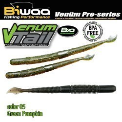 SHAD VENUM TAIL 4" 10cm 05 Green Pumpkin