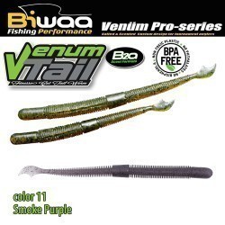 SHAD VENUM TAIL 4" 10cm 11 Smoke Purple