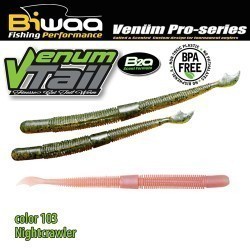 SHAD VENUM TAIL 4" 10cm 103 Nightcrawler