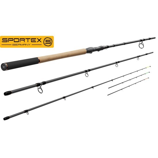 Lansetă Sportex Xclusive Feeder RS-2 Medium, 3.95m/95-165g, 3+3buc