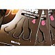 Riguri Korda Wide Gape X Loops Micro-Barbed, Nr.4/18lbs, 3buc/plic
