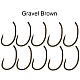 Cârlige Korda Kaptor Kurv Shank Barbless, Gravel Brown, Nr.10, 10buc/plic
