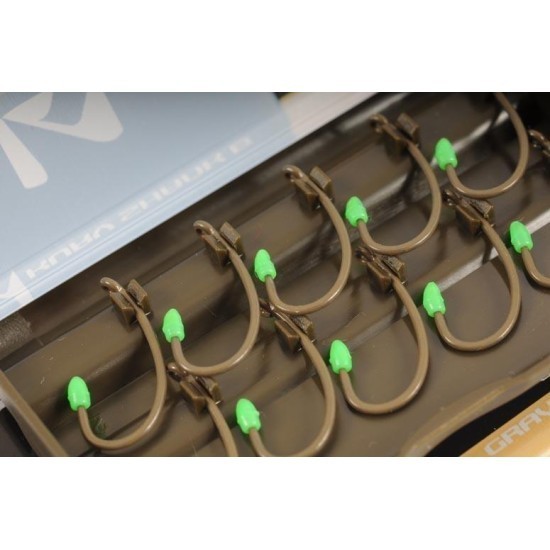 Cârlige Korda Kaptor Kurv Shank Barbless, Gravel Brown, Nr.12, 10buc/plic