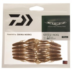 Nalucă Daiwa Steez Hog 3, Molted Shrimp, 7.6cm, 8buc/plic