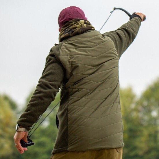 Jachetă Korda Hybrid, Olive, 2X-Large