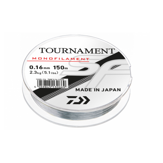 Fir monofilament Daiwa Tournament SF, Grey, 0.20mm/3.5kg/150m