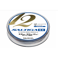 Fir textil Daiwa Saltiga 12BEX+SI, Multicolor, 0.26mm/24.8kg/300m