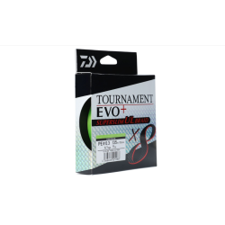 Fir textil Daiwa Tournament 8X Braid EVO+ Super Slim PE, Chartreuse, 0.05mm/6.4kg, 135m