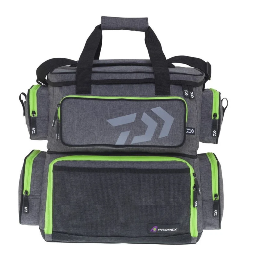 Geantă +  4 cutii Daiwa Prorex D-Box Tackle, Large, 45x42x25cm