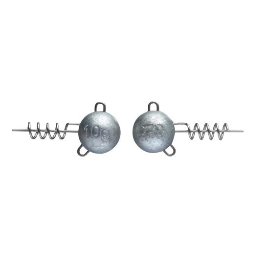 Cap jig Daiwa Prorex Round Screw-In 14g, 2buc/plic