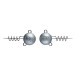 Cap jig Daiwa Prorex Round Screw-In 14g, 2buc/plic
