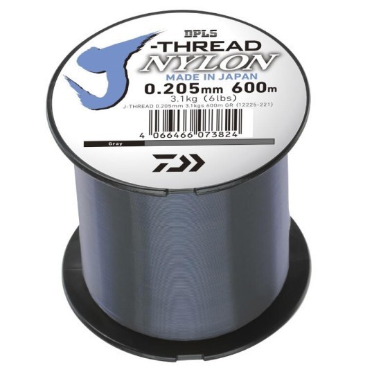 Fir monofilament Daiwa J-Threads, Gri, 0.285mm/6.10kg, 600m