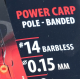 Cârlige legate Gamakatsu Pro-C Power Carp Banded Ready Rigs Nr.10 | 0.17mm, 8buc/plic