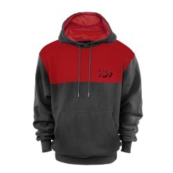 Hanorac Daiwa Hood, Negru/Roșu, Medium