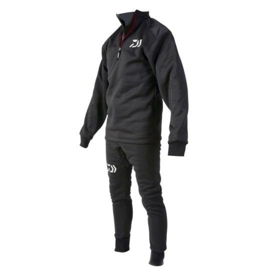 Costum Termic Daiwa Fleece, Black/Red, Medium