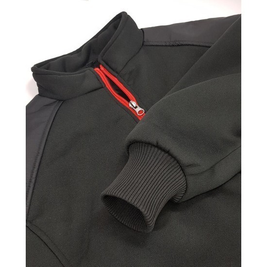 Costum Termic Daiwa Fleece, Black/Red, Medium