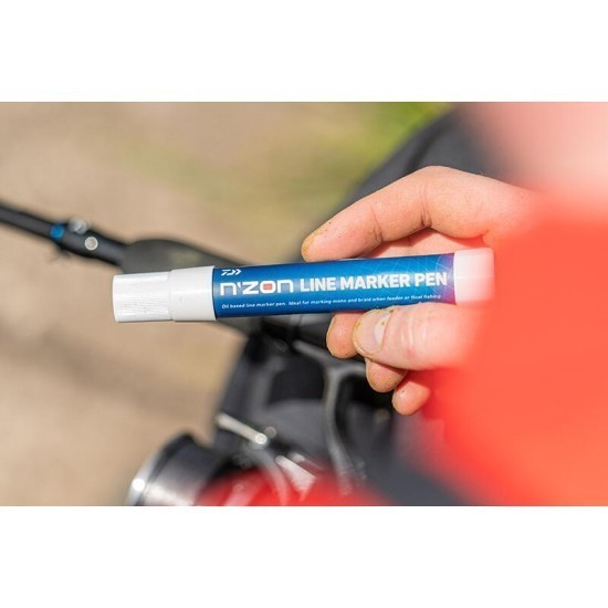 Marker pentru fir Daiwa N'Zon Line Marker Pen, Alb