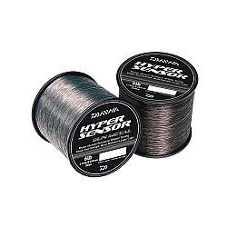 Fir monofilament Daiwa Hyper Sensor Dark, Gun Metal, 0.32mm/6.8kg, 1261m