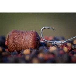 Cârlige Guru Super MWG Eyed Barbed, Gri, Nr.8, 10buc/plic