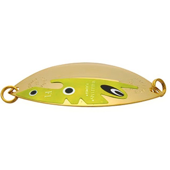 Lingurita oscilanta Williams Flasher 7cm 9.5g Gold and Chartreuse