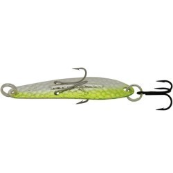 Lingurita oscilanta Williams Ice Jig 8.3cm 14.2g Green Nu-Wrinkle