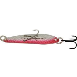 Lingurita oscilanta Williams Ice Jig 8.3cm 14.2g Red Nu-Wrinkle